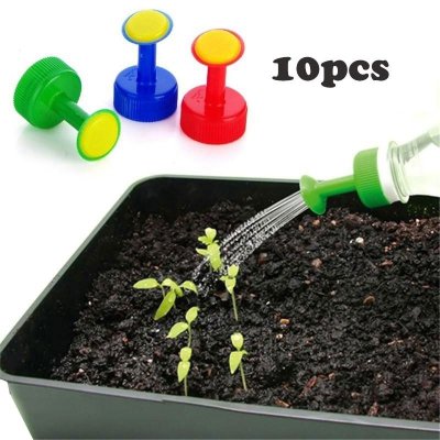 10pcs Gardening Plant Watering Plastic Attachment Spray-Heads