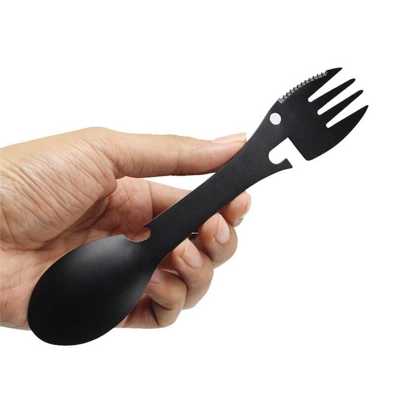 Outdoor Portable Multi-function Stainless Steel Fork