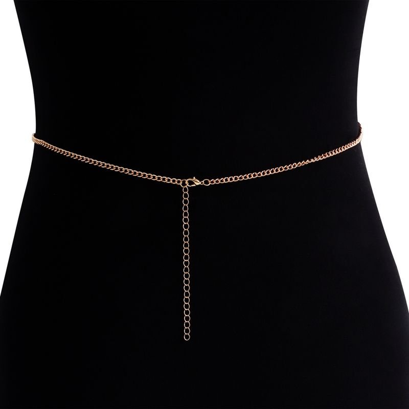 Women Fashion Simple Claw Chain Rhinestone Body Chain