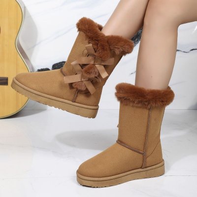 Autumn And Winter Women Plus Size Warm Snow Boots