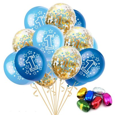 16 Pcs Baby Shower Birthday Party 12 Inches Balloons Set