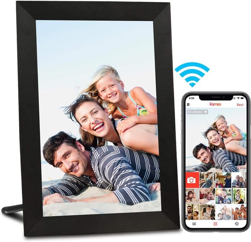 Frameo Digital Smart Cloud Photo Frame Touch Screen Wifi Remote App Electronic Photo Album