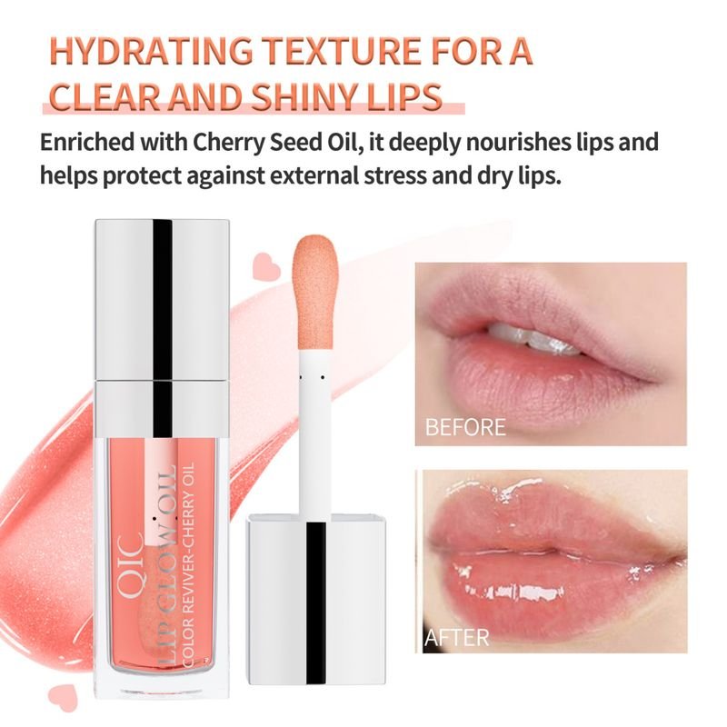 Qic Lip Oil 8 Color Lip Balm Moisturizing Lightening Lip Oil Beauty Makeup