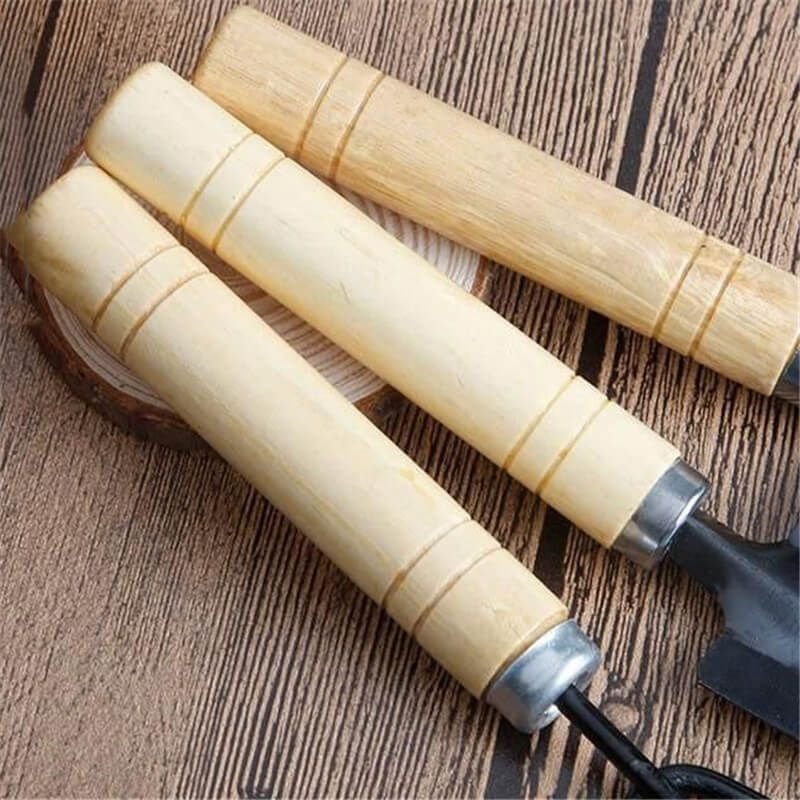 3pcs/set Household Wooden Handle Garden Tool