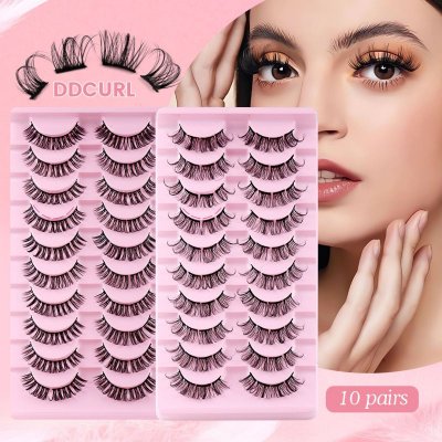 Women Fashion Curly Thick Simulation Natural False Eyelashes