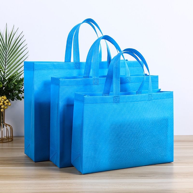 Simple Solid Color Non-Woven Portable Packaging Bag