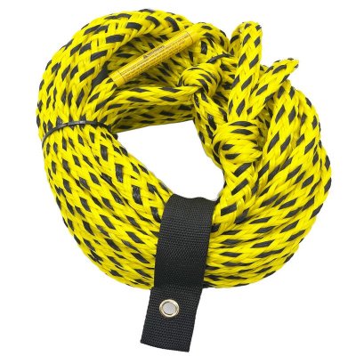 60Ft Tail Wave Towing Rope Water Skiing Rope Large Tension Stable Rope Water Surfing Towing Ring Motorboat Towing Rope