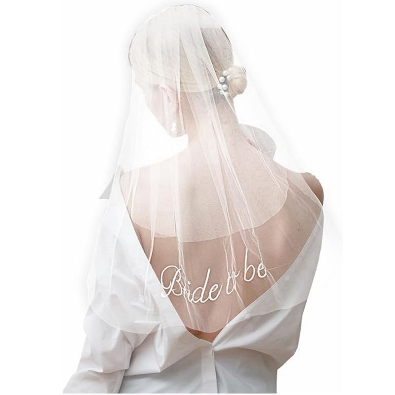 Bride To Be Veil Wedding Party Bridesmaid Veil Bachelorette Veil