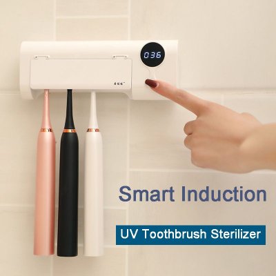 Smart Induction UV Light Toothbrush Holder Sterilizer Box