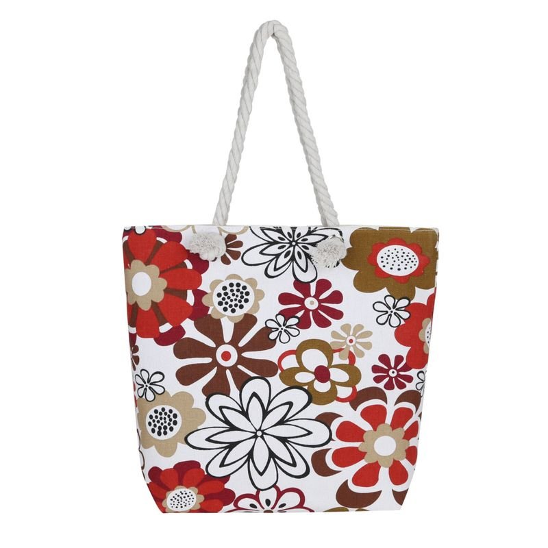 Bohemian Double-Face Printed Canvas Tote Bag