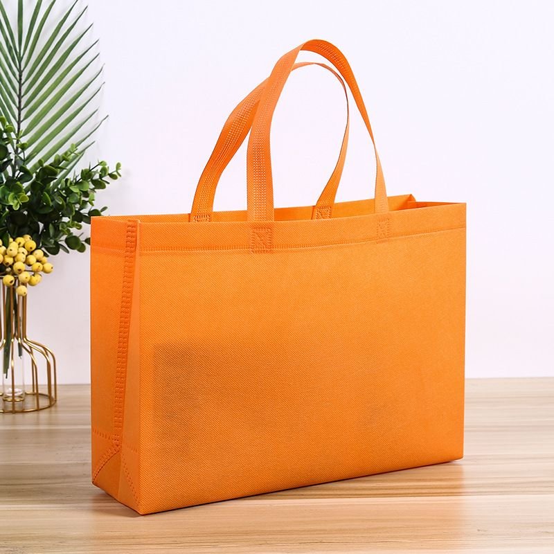 Simple Solid Color Non-Woven Portable Packaging Bag