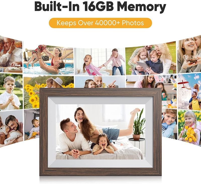 Frameo Digital Smart Cloud Photo Frame Touch Screen Wifi Remote App Electronic Photo Album