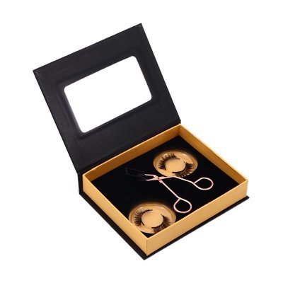 Women Simple Natural Sharpening Thick Simulation False Eyelash Two Pair