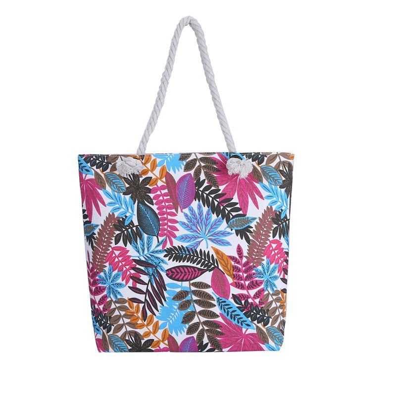 Bohemian Double-Face Printed Canvas Tote Bag