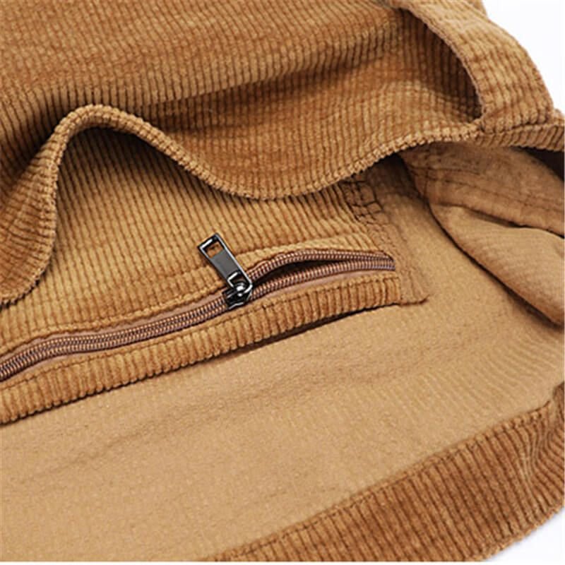 Women Leisure Large Capacity Simple Corduroy Shopping Bag