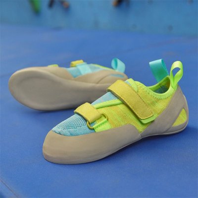 Outdoor Neutral Rock Climbing And Mountaineering Velcro Non-Slip Fly-Woven Breathable Sneakers